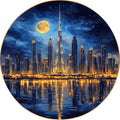 N. 01 – Skyline Notturni, tondo