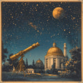 No. 01 – Astronomy collection, square design by SubliLux