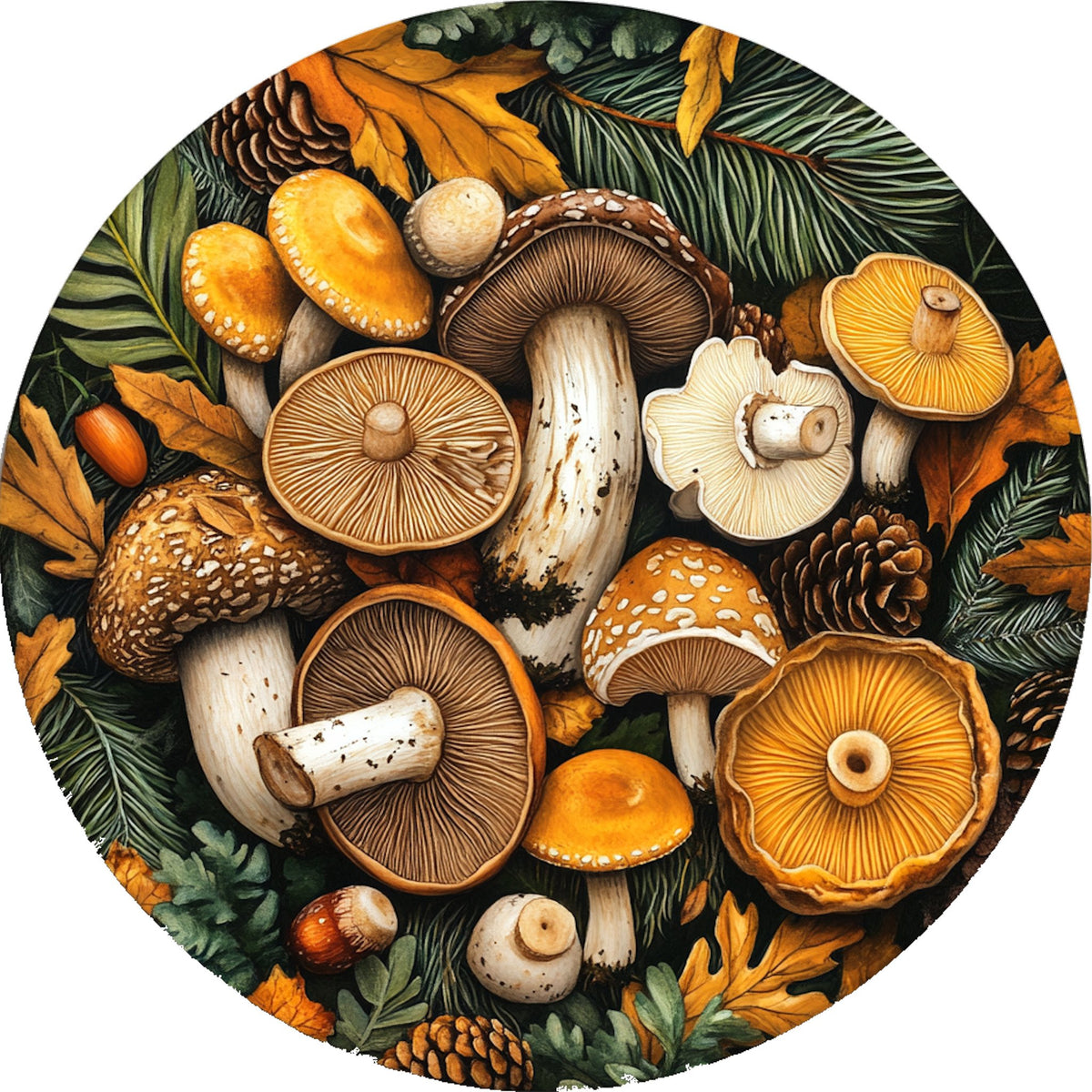 N. 01 – Funghi e Botanica del Bosco, tondo