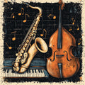 N. 01 – Musica e Jazz, quadrato
