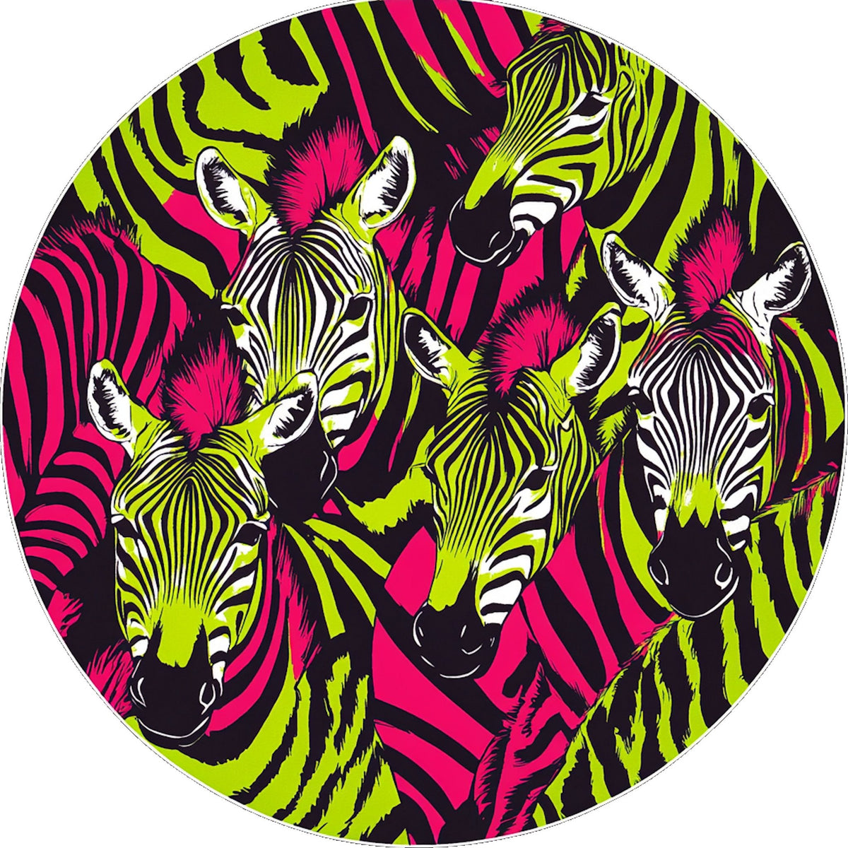 N. 01 – Animal Print Rivisitato, tondo