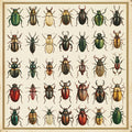 N. 01 – Entomologico Vintage, quadrato