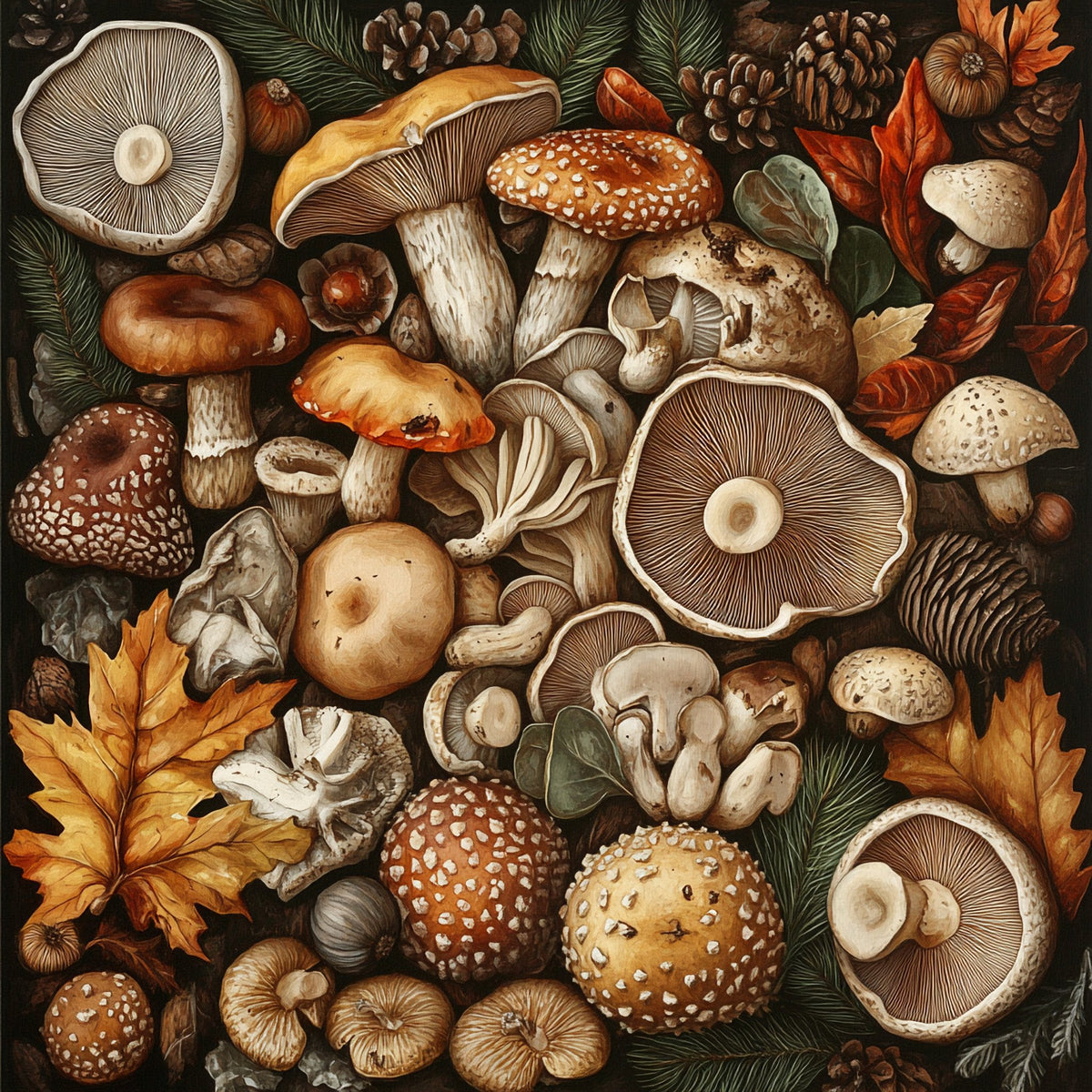 N. 02 – Funghi e Botanica del Bosco, quadrato