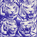 No. 02 – Animal Print Reimagined collection, square design by SubliLux