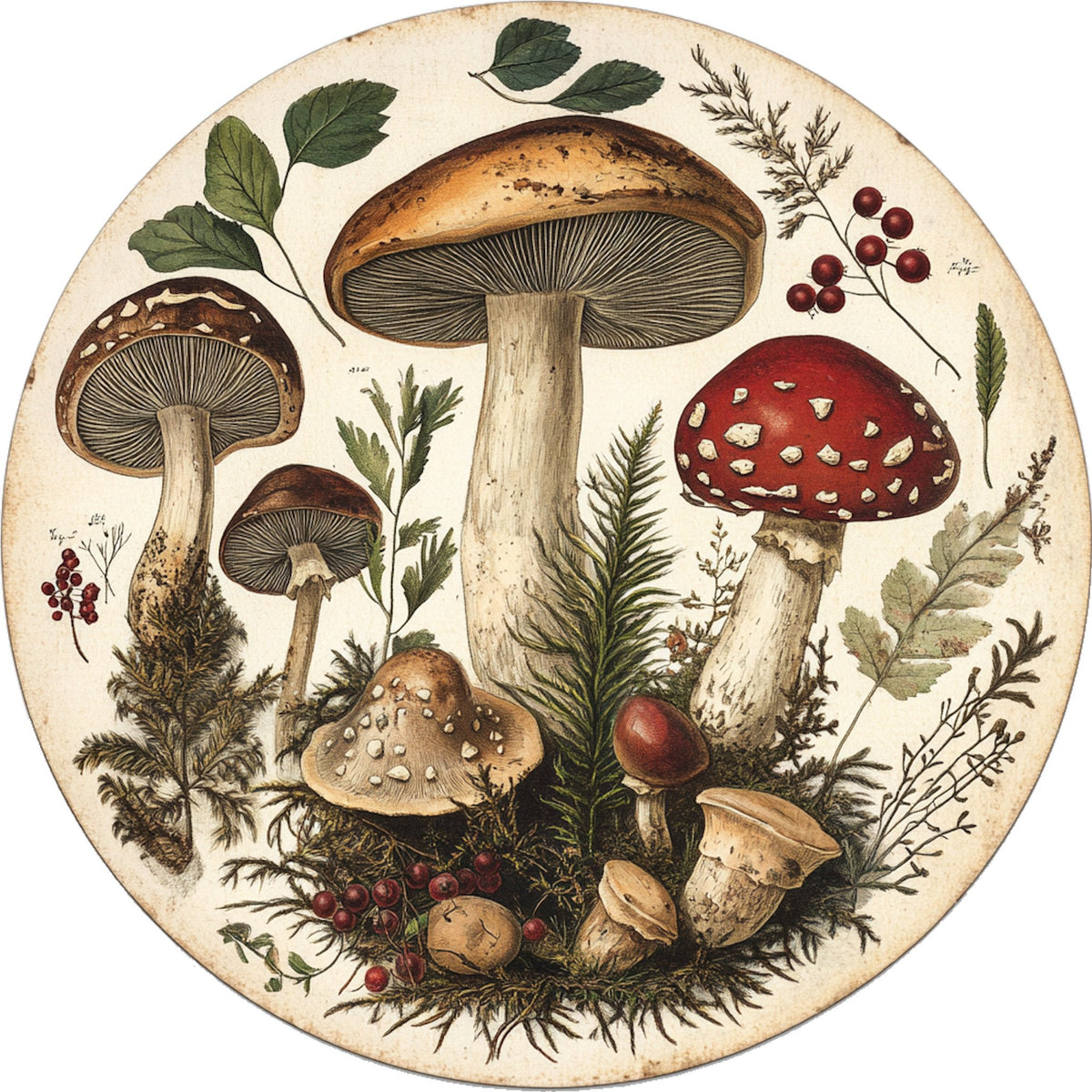 N. 02 – Funghi e Botanica del Bosco, tondo