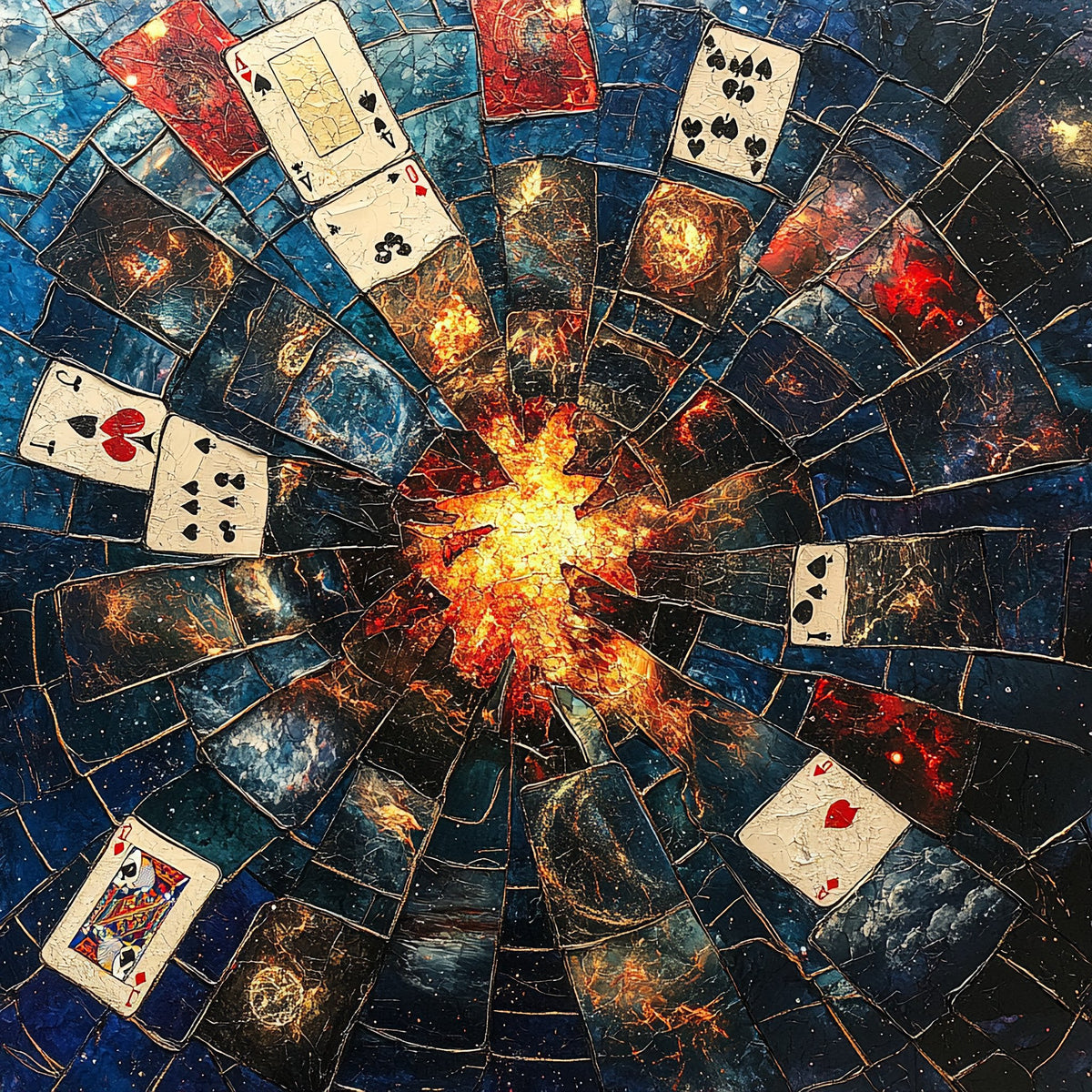 N. 02 – Playing Cards Surreali, quadrato