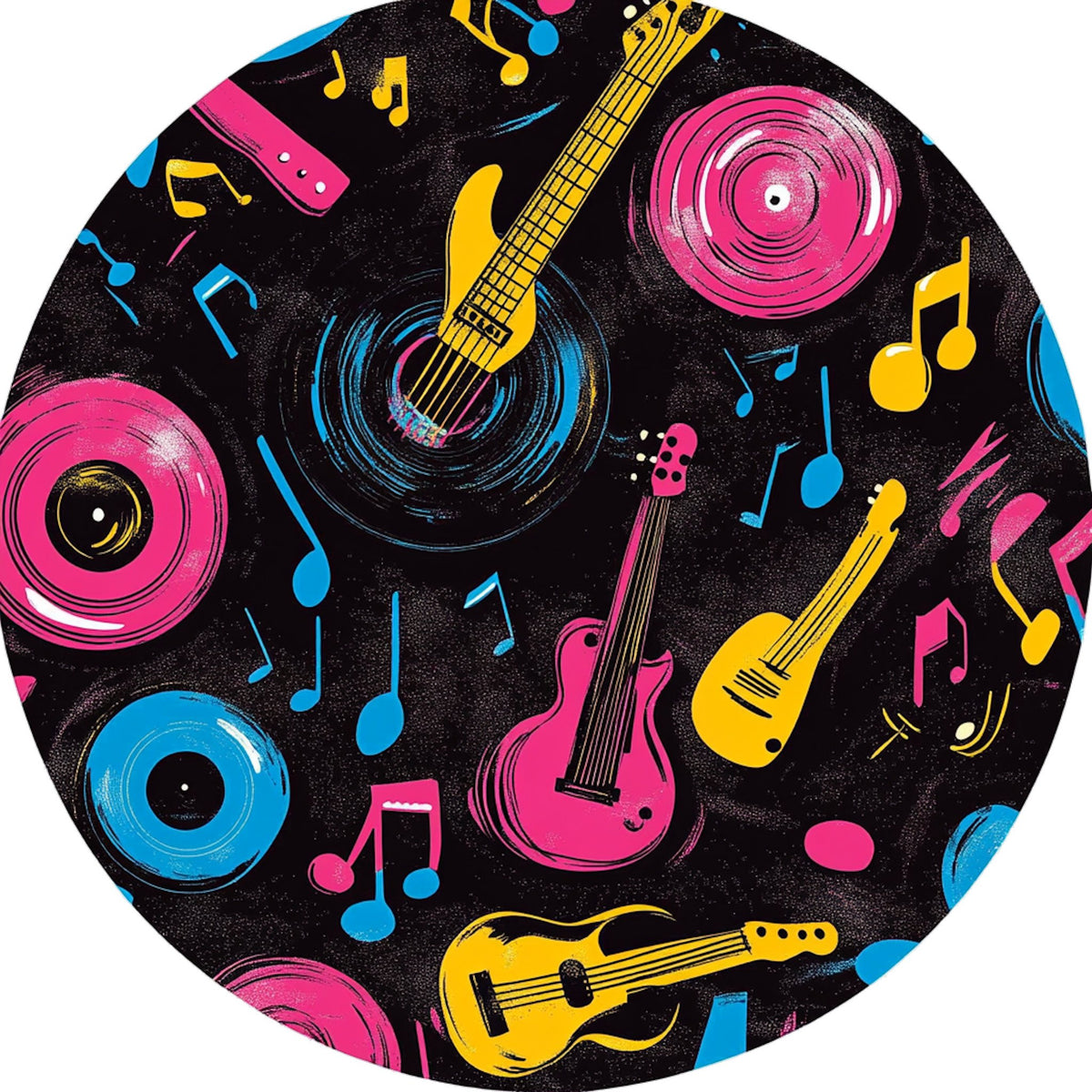 No. 02 – Music & Jazz collection, round design by SubliLux