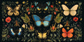 No. 02 – Vintage Entomology collection, rectangular 2:1 design by SubliLux