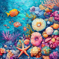 N. 02 – Mare e Coralli, quadrato