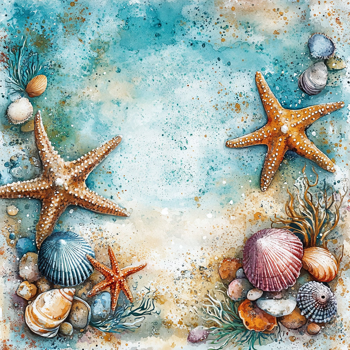 N. 03 – Mare e Coralli, quadrato