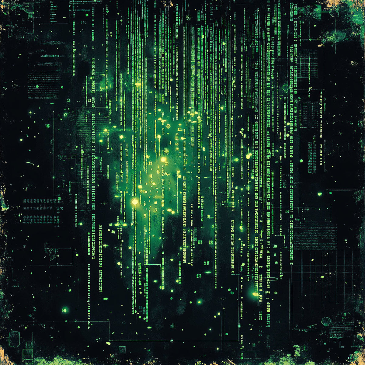 N. 03 – AI Glitch Art, quadrato