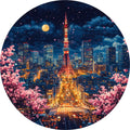 No. 04 – Night Skylines collection, round design by SubliLux