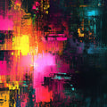 N. 04 – AI Glitch Art, quadrato
