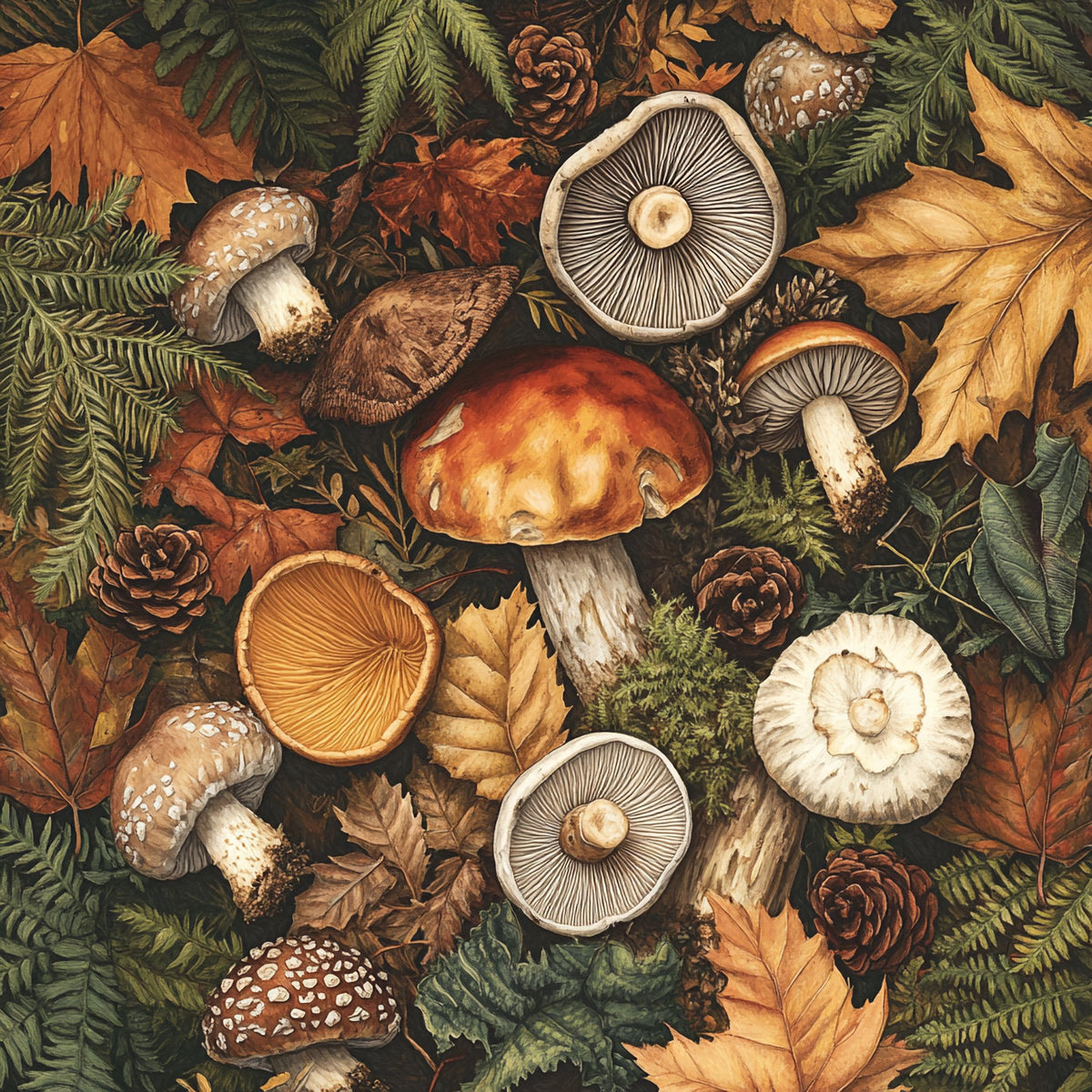 N. 05 – Funghi e Botanica del Bosco, quadrato