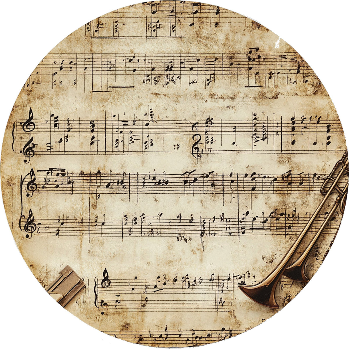 No. 05 – Music & Jazz collection, round design by SubliLux