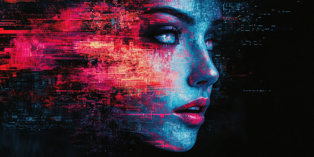 N. 05 – AI Glitch Art, rettangolare 2:1