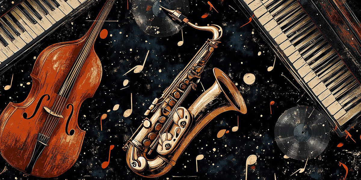 No. 05 – Music & Jazz collection, rectangular 2:1 design by SubliLux