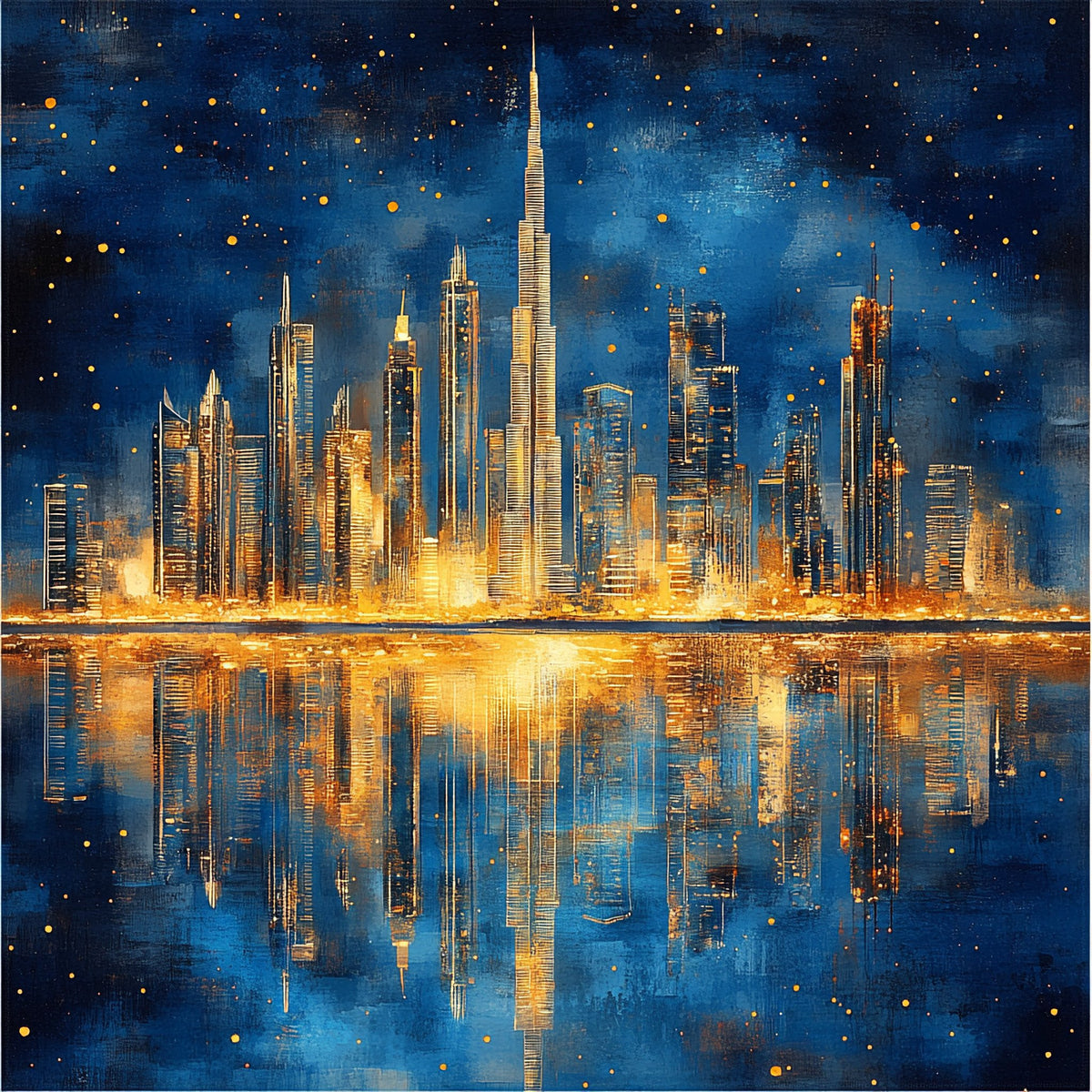N. 05 – Skyline Notturni, quadrato