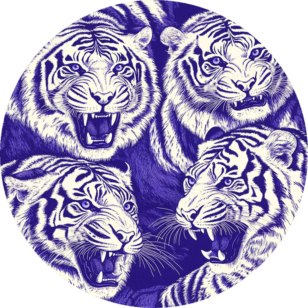 N. 05 – Animal Print Rivisitato, tondo