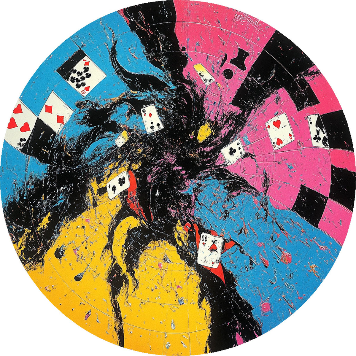 No. 05 – Surreal Playing Cards collection, round design by SubliLux