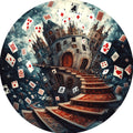 No. 06 – Surreal Playing Cards collection, round design by SubliLux