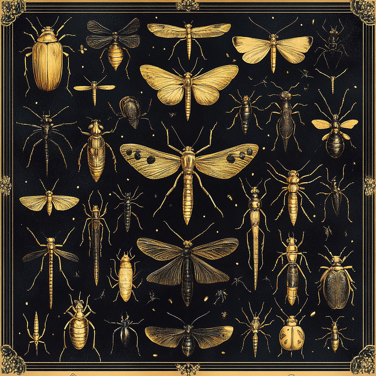 N. 06 – Entomologico Vintage, quadrato