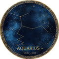 Acquario – Segni Zodiacali, tondo