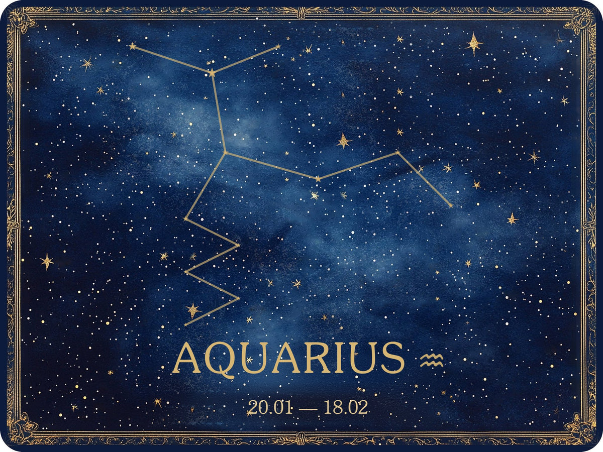 Acquario – Segni Zodiacali, rettangolare 4:3