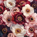 Anemoni e peonie – Fiori, quadrato