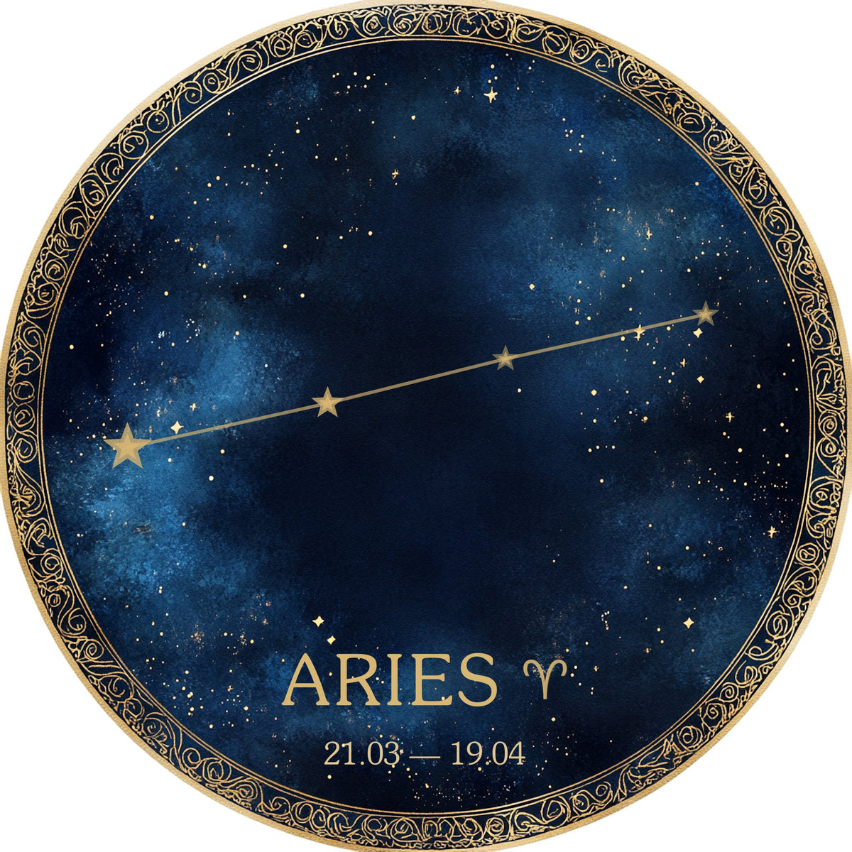 Ariete – Segni Zodiacali, tondo