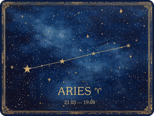 Aries – Zodiac Signs collection, rectangular 4:3 design by SubliLux