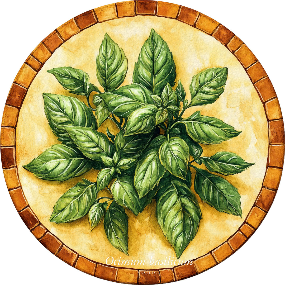 Basilico 2 – Aromatiche e Verdure, tondo