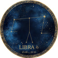 Libra – Zodiac Signs collection, round design by SubliLux