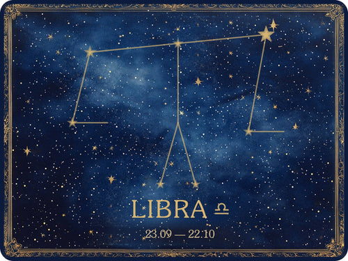Libra – Zodiac Signs collection, rectangular 4:3 design by SubliLux