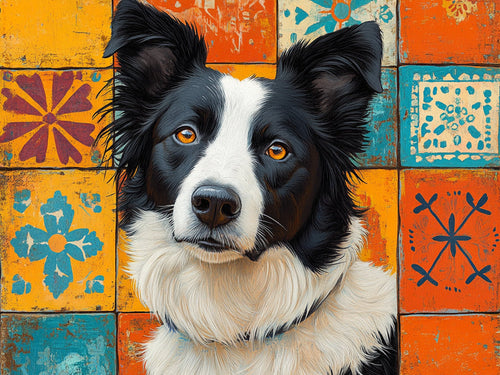 Border Collie – Animals collection, rectangular 4:3 design by SubliLux