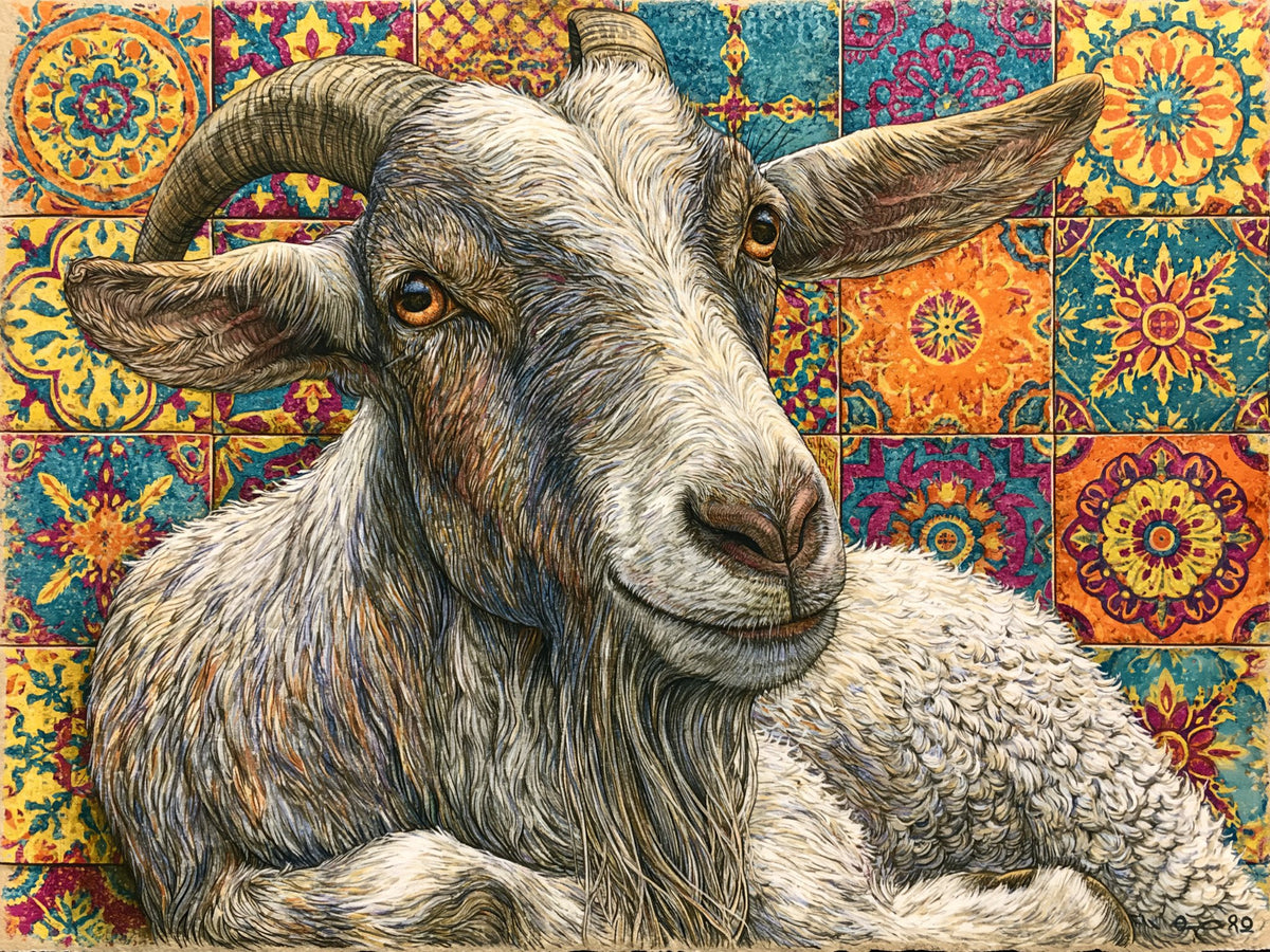 Capra – Animali, rettangolare 4:3