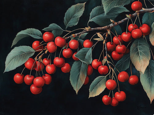 Cherries – Fruit collection, rectangular 4:3 design by SubliLux