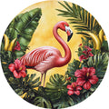 Fenicottero – Animali, tondo