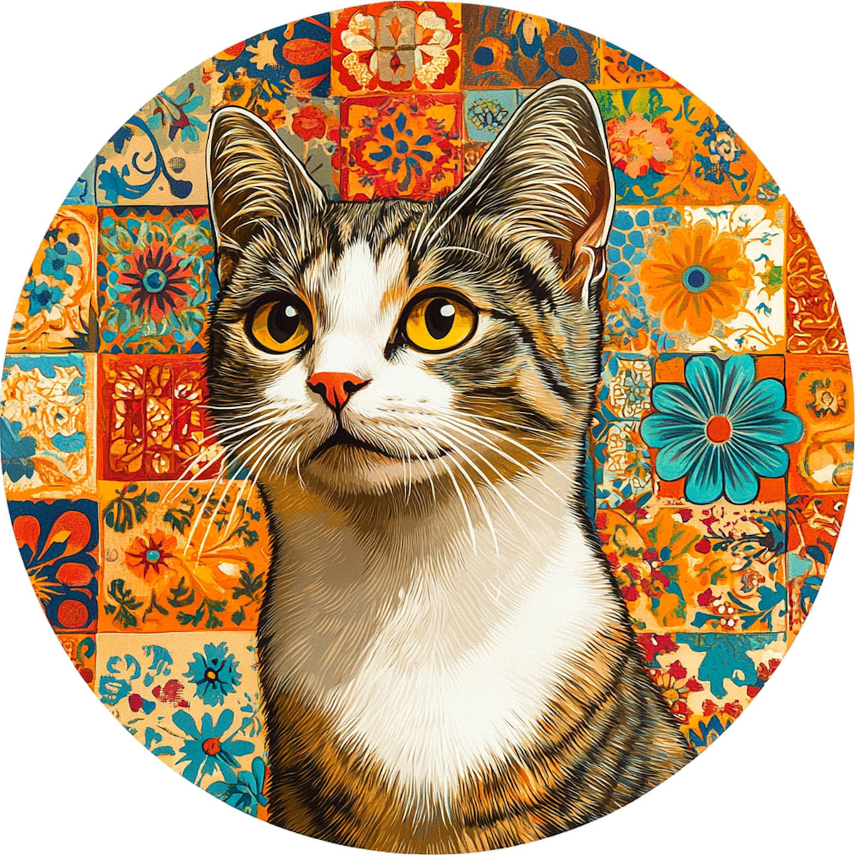 Gatto – Animali, tondo