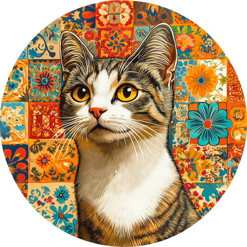 Cat – Animals collection, round design by SubliLux