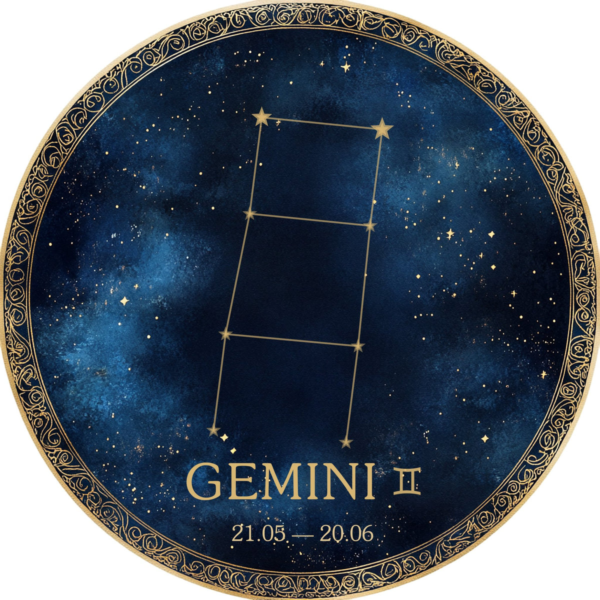 Gemelli – Segni Zodiacali, tondo