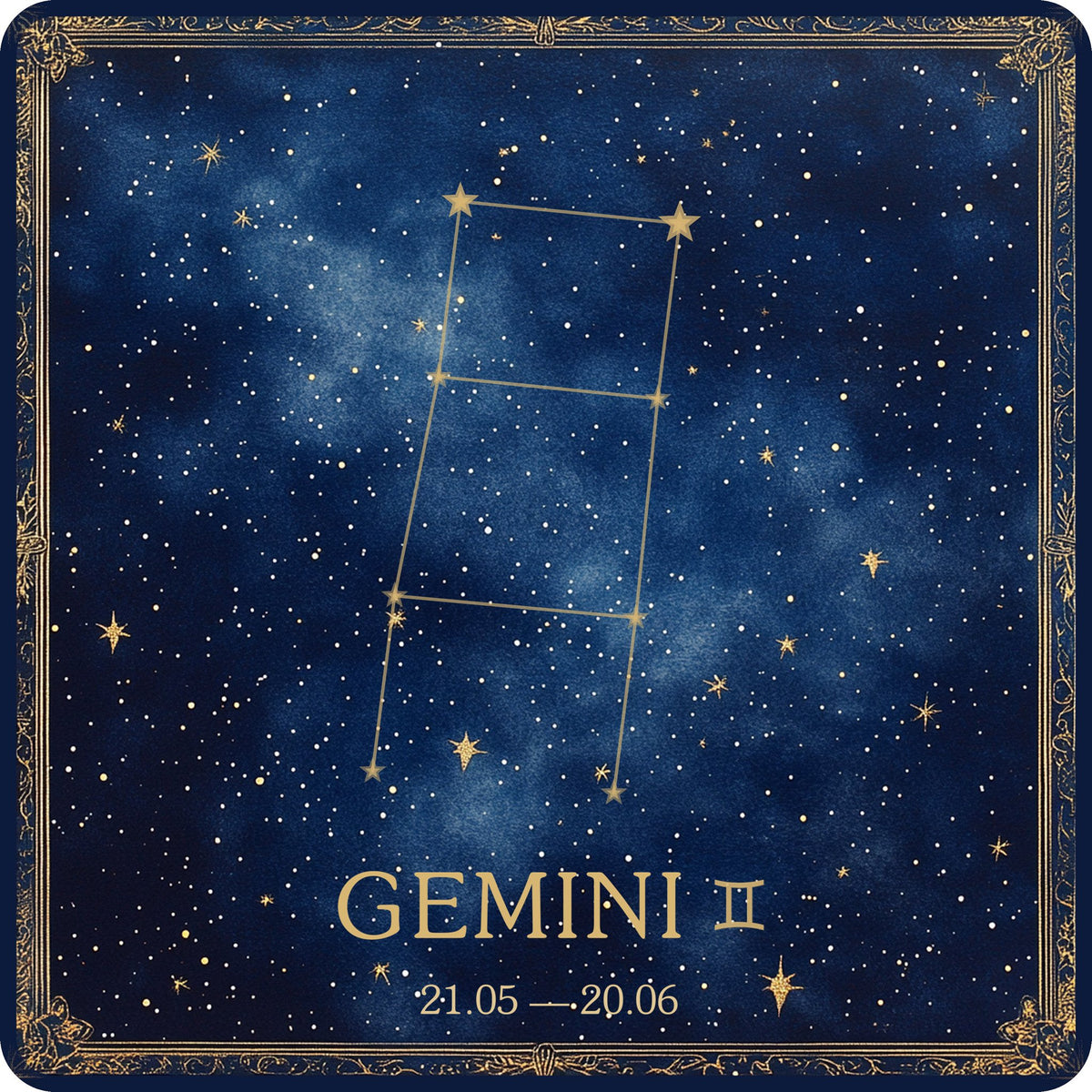 Gemelli – Segni Zodiacali, quadrato