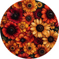 Sunflowers – Flowers collection, round design by SubliLux