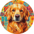Golden Retriever – Animals collection, round design by SubliLux