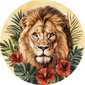 Lion 2 – Animals collection, round design by SubliLux