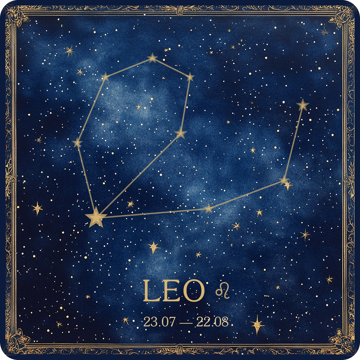 Leone – Segni Zodiacali, quadrato