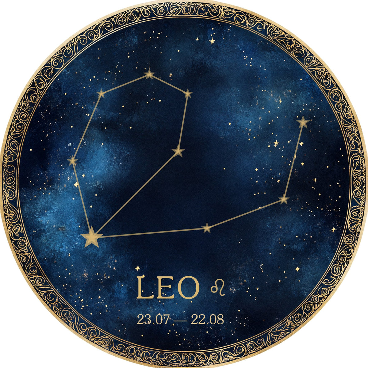 Leone – Segni Zodiacali, tondo