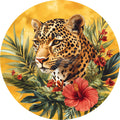 Leopardo – Animali, tondo