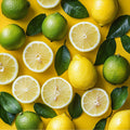 Lemons – Fruit collection, square design by SubliLux