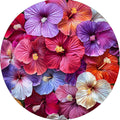 Orchids – Flowers collection, round design by SubliLux